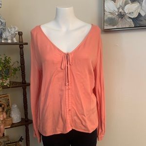 NWOT Anthro Cloth & Stone lace tunic shirt small